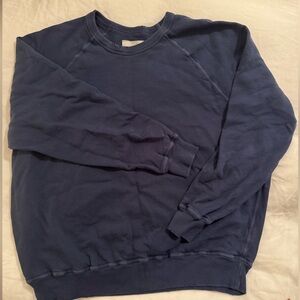 THE GREAT. The College Sweatshirt, True Navy, 3